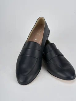 Hot Mocassini tacco 1cm pelle Donna Mocassini