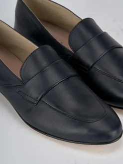 Hot Mocassini tacco 1cm pelle Donna Mocassini