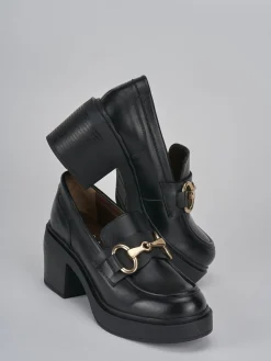 Discount Mocassini tacco 4cm pelle Donna Mocassini