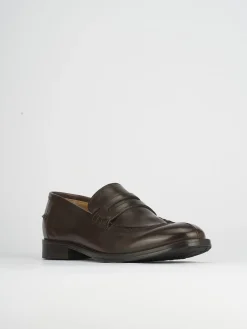 Discount Mocassini tacco 1cm pelle testa Uomo Mocassini