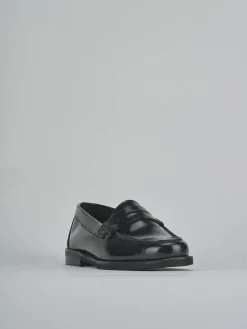 Clearance Mocassini tacco 1cm pelle Donna Mocassini