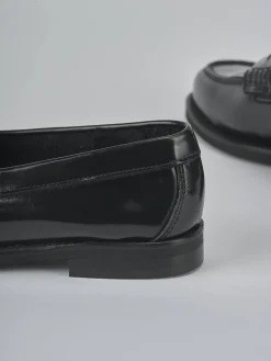 Clearance Mocassini tacco 1cm pelle Donna Mocassini