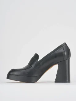 New Mocassini tacco 8cm pelle Donna Mocassini