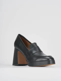 New Mocassini tacco 8cm pelle Donna Mocassini