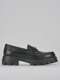 Hot Mocassini tacco 2cm pelle Donna Mocassini