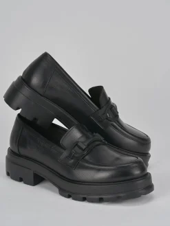 Hot Mocassini tacco 2cm pelle Donna Mocassini