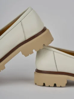 Clearance Mocassini tacco 2cm pelle Donna Mocassini