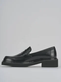 Clearance Mocassini tacco 3cm pelle Donna Mocassini