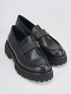 Sale Mocassini tacco 2cm pelle Donna Mocassini