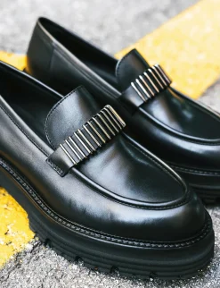 Sale Mocassini tacco 2cm pelle Donna Mocassini