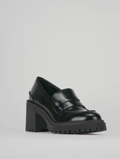 New Mocassini tacco 6cm pelle Donna Mocassini