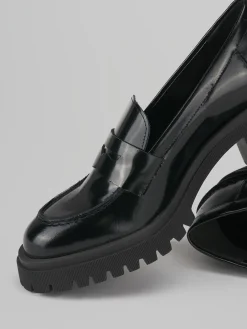 New Mocassini tacco 6cm pelle Donna Mocassini