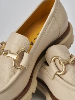 Sale Mocassini tacco 2cm pelle Donna Mocassini