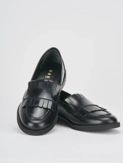 Hot Mocassini tacco 1cm pelle Donna Mocassini