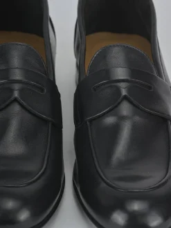 Hot Mocassini tacco 1cm pelle Uomo Mocassini