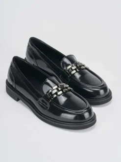 New Mocassini tacco 2cm pelle Donna Mocassini