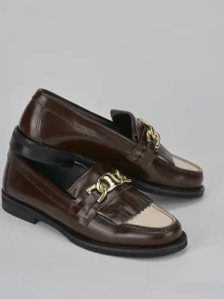 Online Mocassini tacco 1cm pelle testa Donna Mocassini