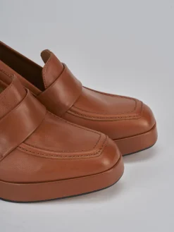 Online Mocassini tacco 8cm pelle Donna Mocassini