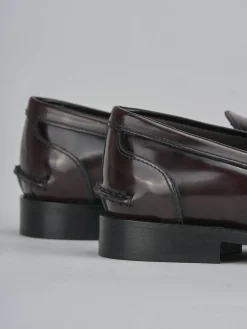 Discount Mocassini tacco 2cm pelle bordo' Donna Mocassini