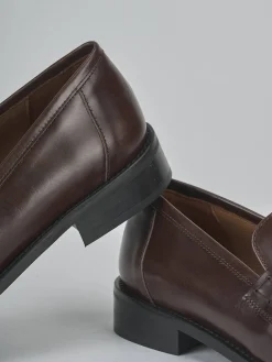 Online Mocassini tacco 2cm pelle testa Donna Mocassini