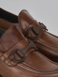 Discount Mocassini tacco 5cm pelle Donna Mocassini