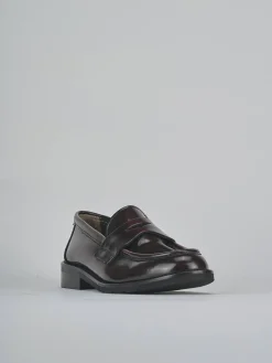 Online Mocassini tacco 2cm pelle bordo' Donna Mocassini