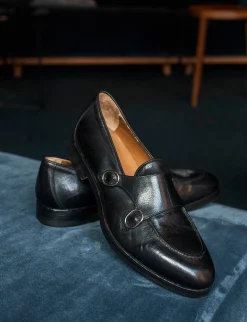 Clearance Mocassini tacco 3cm pelle Uomo Mocassini