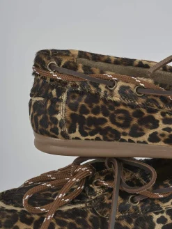 Clearance Mocassini tacco 1cm pelle Donna Mocassini