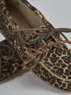 Clearance Mocassini tacco 1cm pelle Donna Mocassini