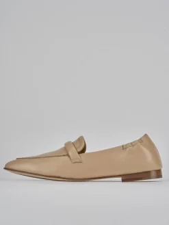 Hot Mocassini tacco 1cm pelle Donna Mocassini