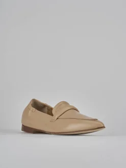 Hot Mocassini tacco 1cm pelle Donna Mocassini