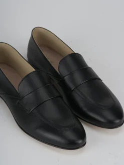 Hot Mocassini tacco 1cm pelle Donna Mocassini