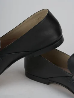 Hot Mocassini tacco 1cm pelle Donna Mocassini