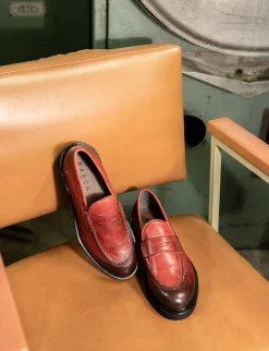 Best Mocassini tacco 2cm pelle bordo' Donna Mocassini