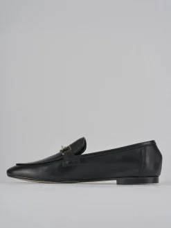 Hot Mocassini tacco 1cm pelle Donna Mocassini