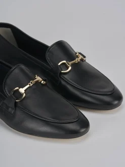 Hot Mocassini tacco 1cm pelle Donna Mocassini