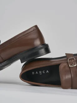 Outlet Mocassini tacco 1cm pelle Donna Mocassini