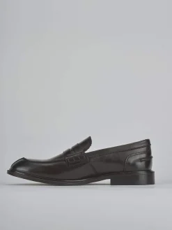 Hot Mocassini tacco 1cm pelle testa Uomo Mocassini