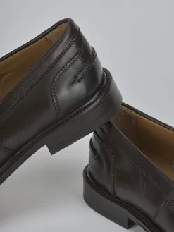 Hot Mocassini tacco 1cm pelle testa Uomo Mocassini