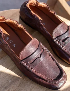 Best Mocassini tacco 2cm pelle testa Donna Mocassini