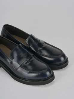 Hot Mocassini tacco 3cm pelle Donna Mocassini