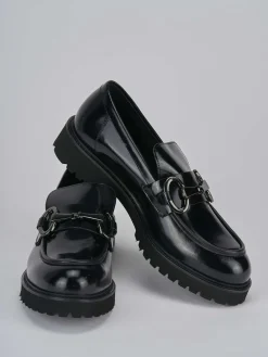 Hot Mocassini tacco 2cm pelle Donna Mocassini