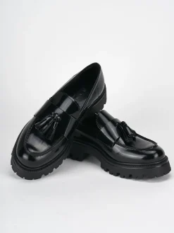 Hot Mocassini tacco 2cm pelle Donna Mocassini