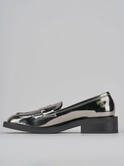 Clearance Mocassini tacco 3cm pelle Donna Mocassini