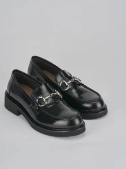 Discount Mocassini tacco 3cm pelle Donna Mocassini