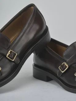 Best Mocassini tacco 2cm pelle testa Donna Mocassini