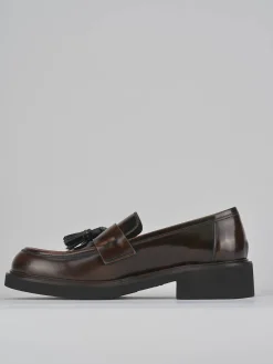 Discount Mocassini tacco 3cm pelle Donna Mocassini