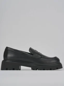 Hot Mocassini tacco 2cm pelle Donna Mocassini