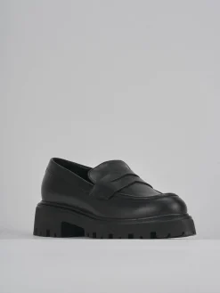 Hot Mocassini tacco 2cm pelle Donna Mocassini