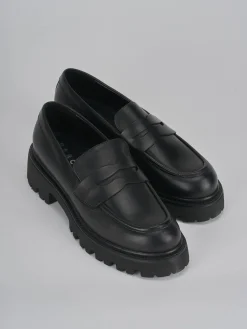 Hot Mocassini tacco 2cm pelle Donna Mocassini